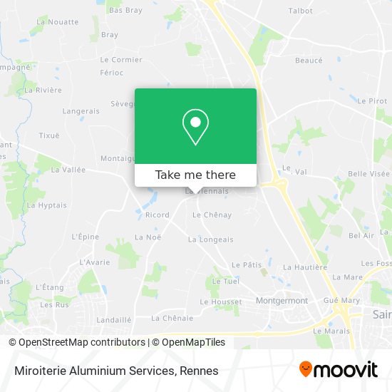 Miroiterie Aluminium Services map