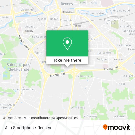 Allo Smartphone map