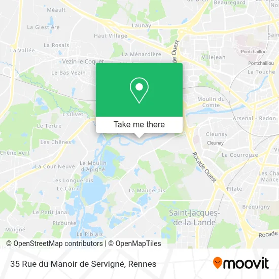 35 Rue du Manoir de Servigné map