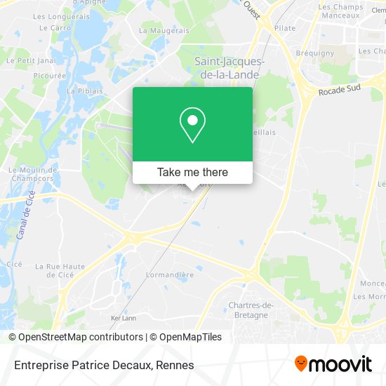 Entreprise Patrice Decaux map