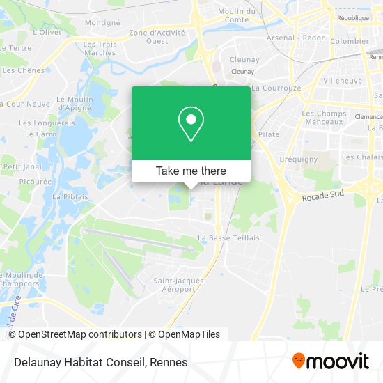 Delaunay Habitat Conseil map