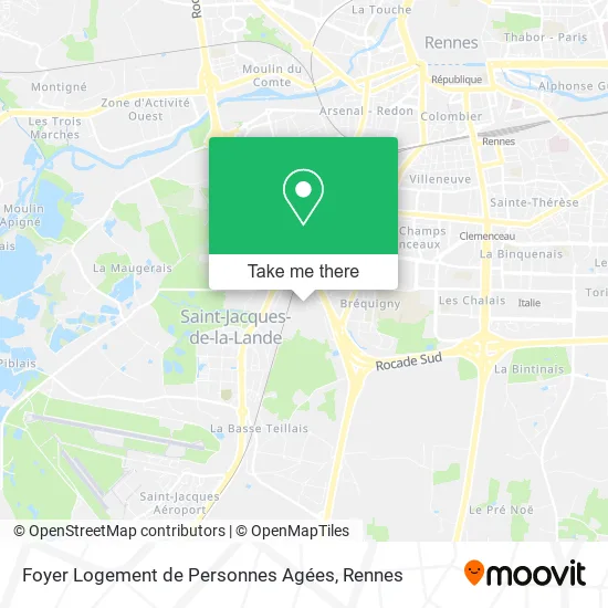 Foyer Logement de Personnes Agées map