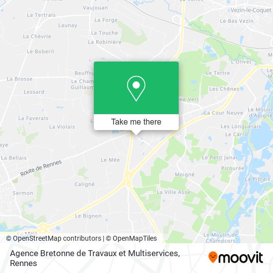 Mapa Agence Bretonne de Travaux et Multiservices