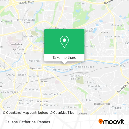 Gallene Catherine map