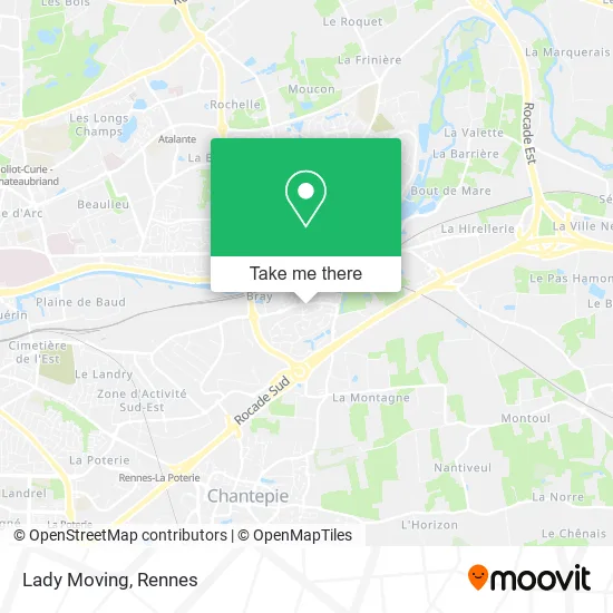 Lady Moving map