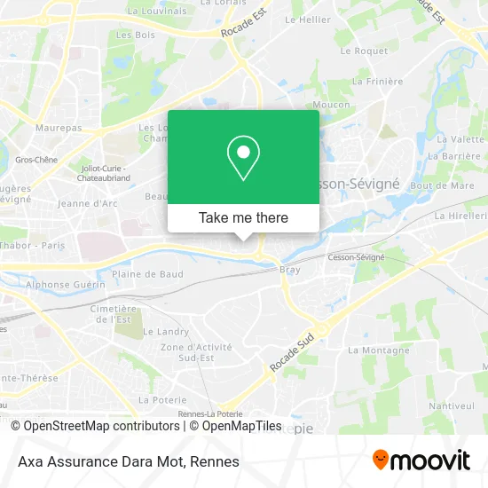 Axa Assurance Dara Mot map