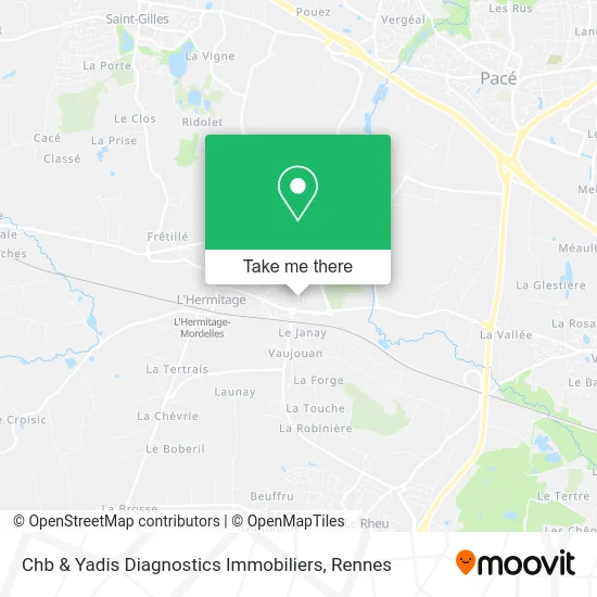 Chb & Yadis Diagnostics Immobiliers map