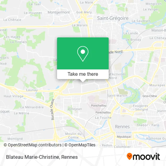 Blateau Marie-Christine map