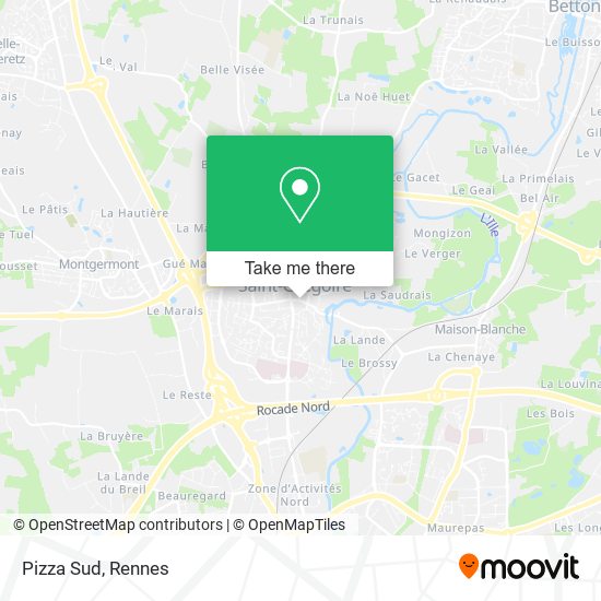 Mapa Pizza Sud