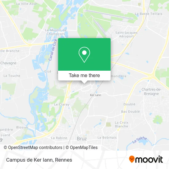 Campus de Ker lann map