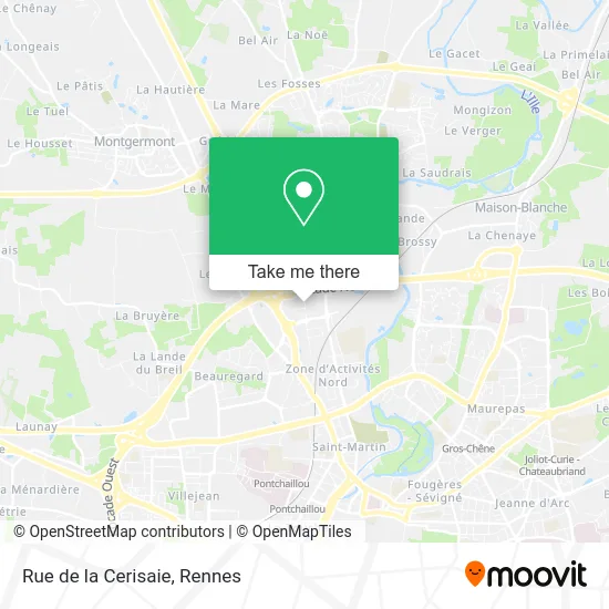 Rue de la Cerisaie map