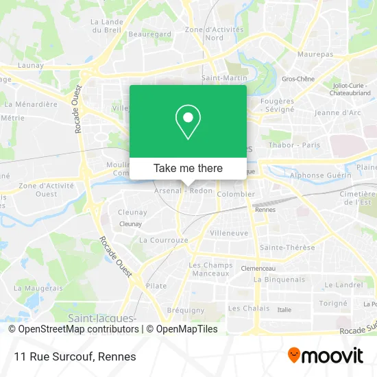 11 Rue Surcouf map