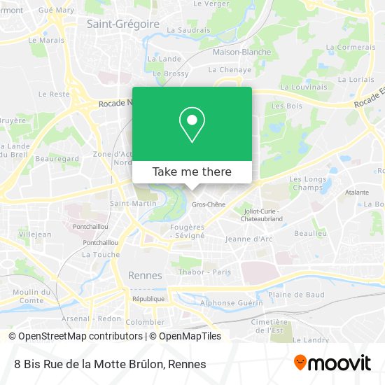 8 Bis Rue de la Motte Brûlon map