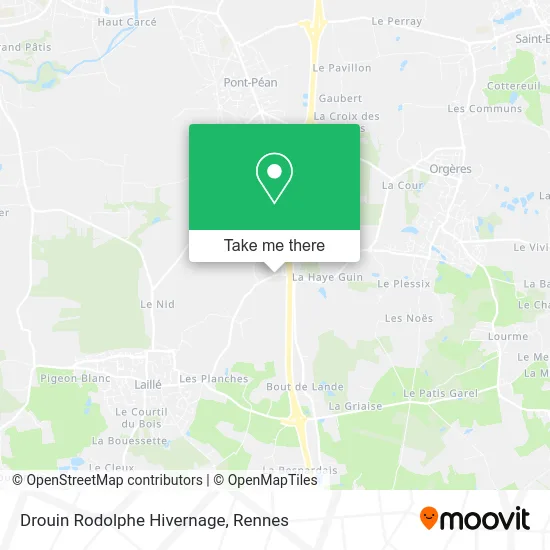 Drouin Rodolphe Hivernage map