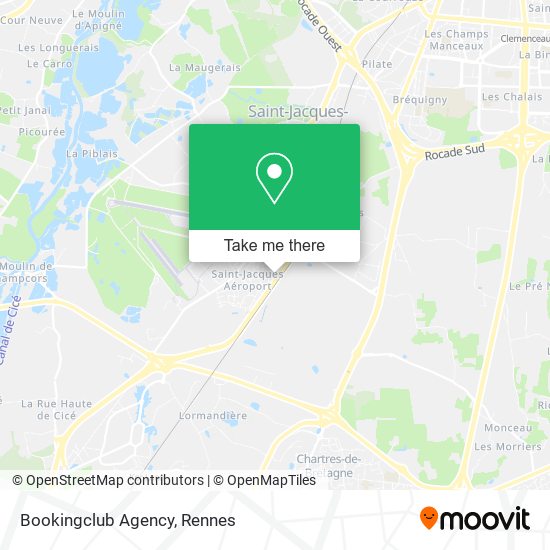 Bookingclub Agency map