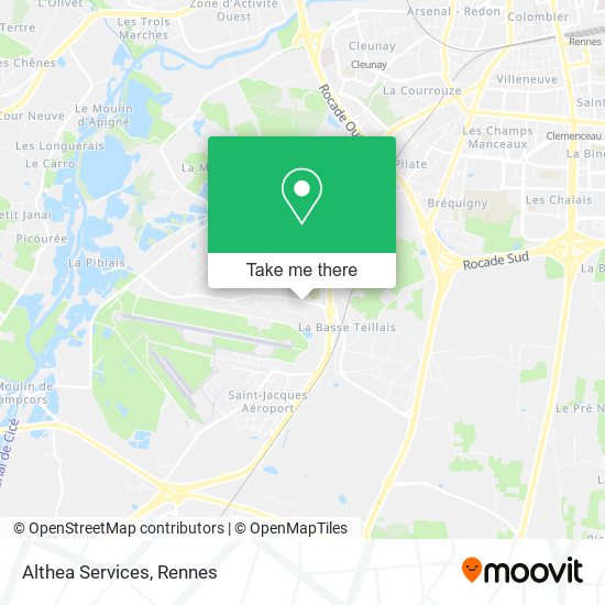 Althea Services map