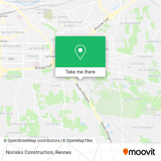 Mapa Norisko Construction