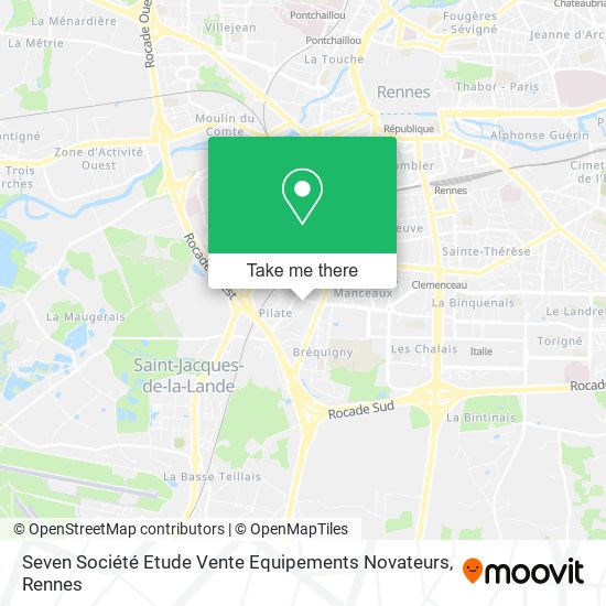 Seven Société Etude Vente Equipements Novateurs map