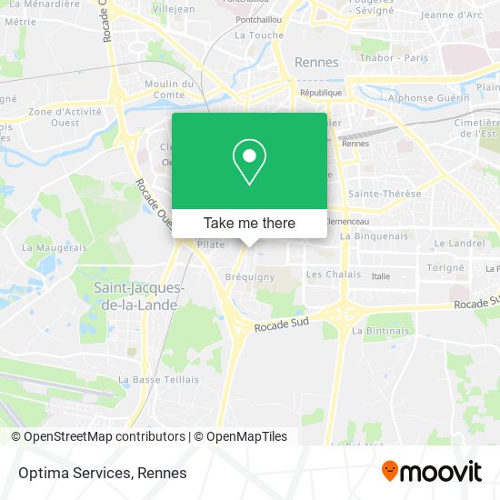 Optima Services map