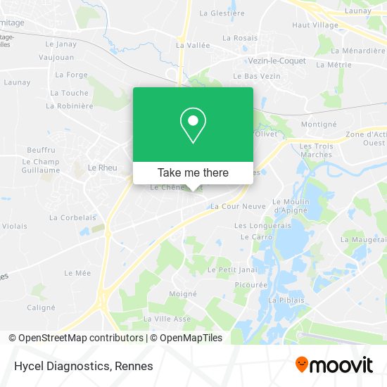 Hycel Diagnostics map