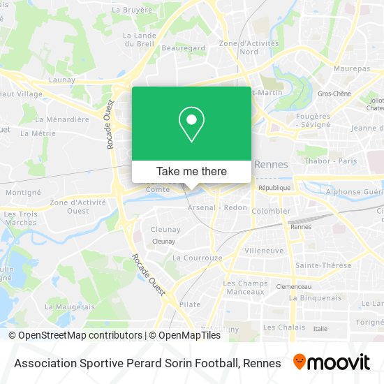 Association Sportive Perard Sorin Football map