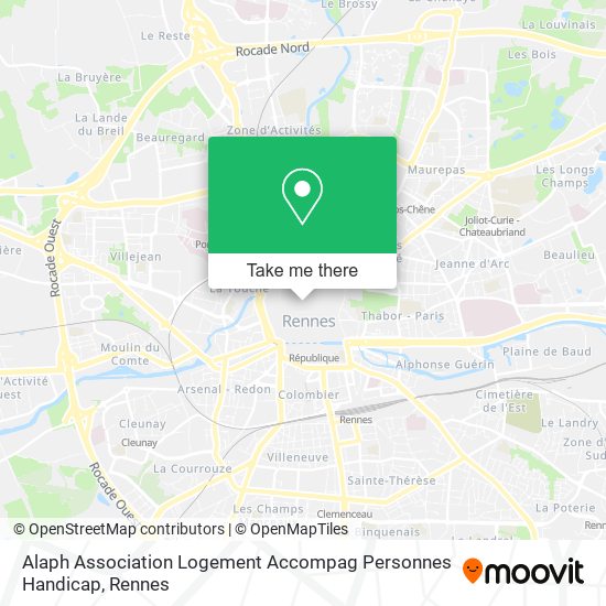 Alaph Association Logement Accompag Personnes Handicap map