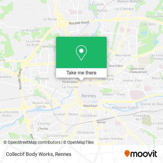 Collectif Body Works map