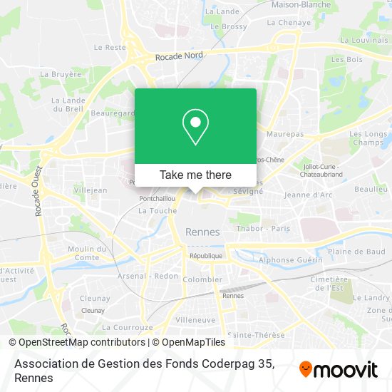 Association de Gestion des Fonds Coderpag 35 map