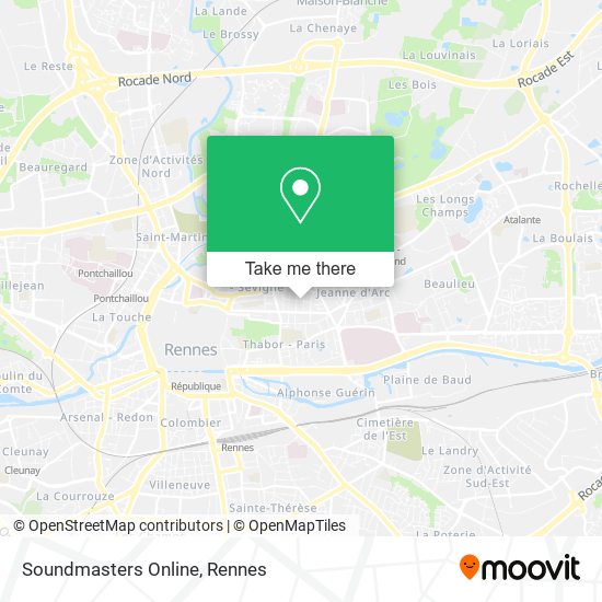 Soundmasters Online map