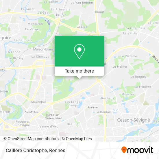 Caillère Christophe map