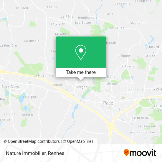 Nature Immobilier map