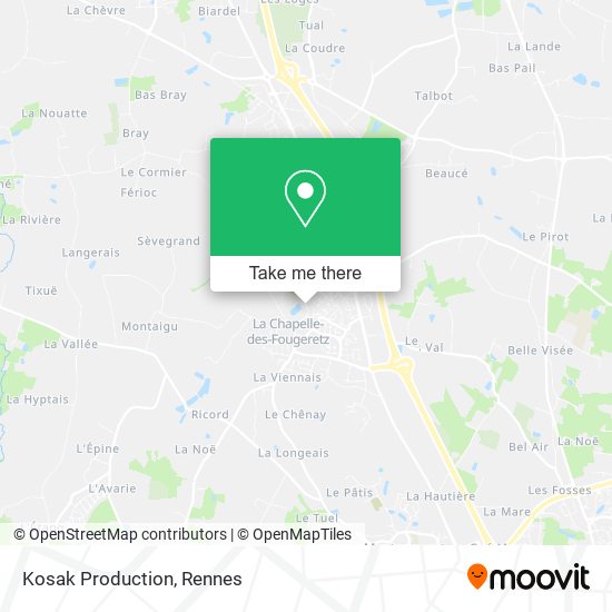 Kosak Production map