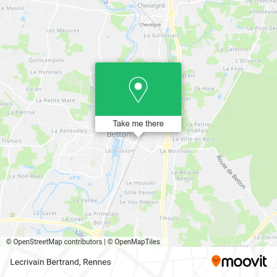 Lecrivain Bertrand map