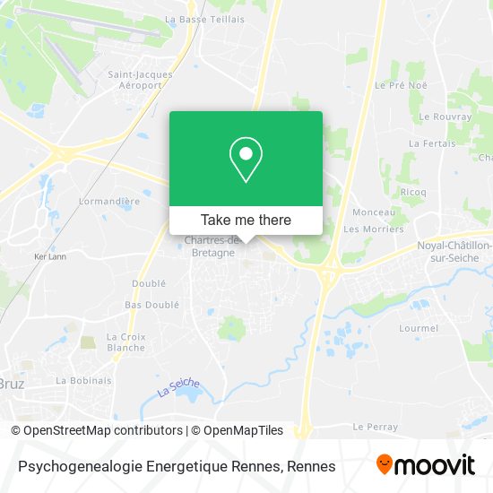 Psychogenealogie Energetique Rennes map