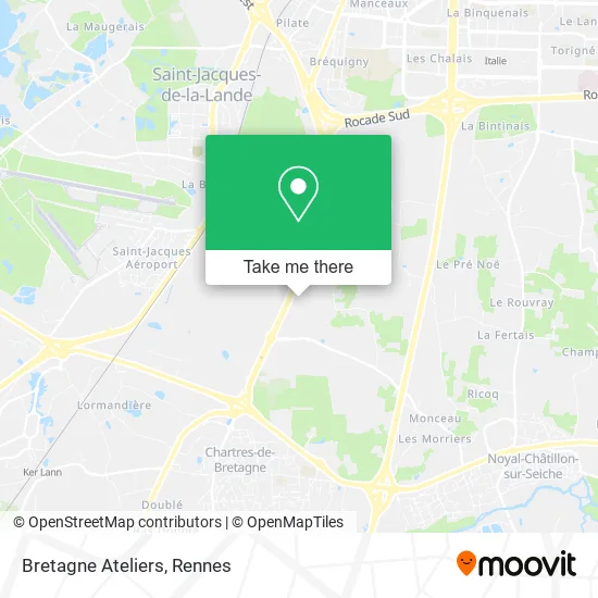 Bretagne Ateliers map