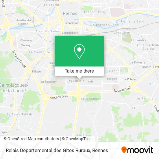Relais Departemental des Gites Ruraux map