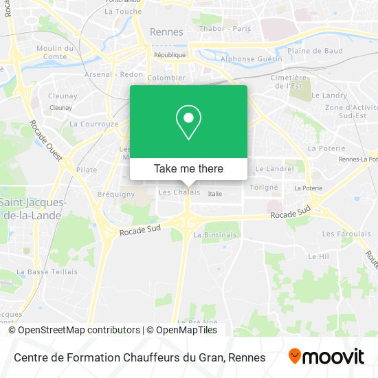 Centre de Formation Chauffeurs du Gran map