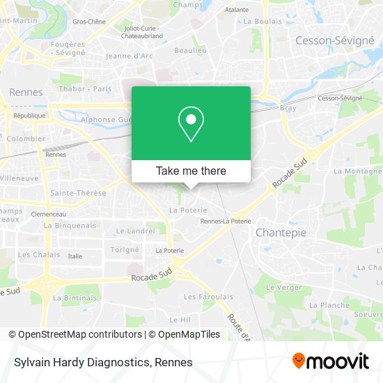 Sylvain Hardy Diagnostics map