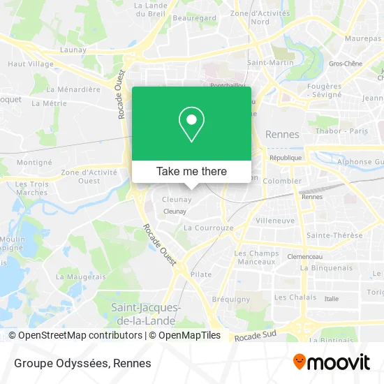 Groupe Odyssées map