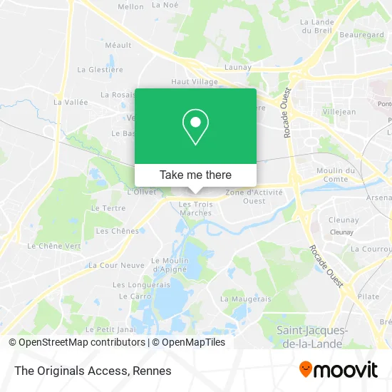 The Originals Access map