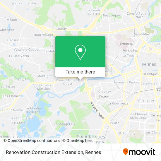 Renovation Construction Extension map