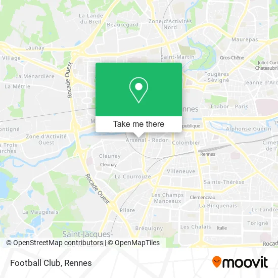 Football Club map