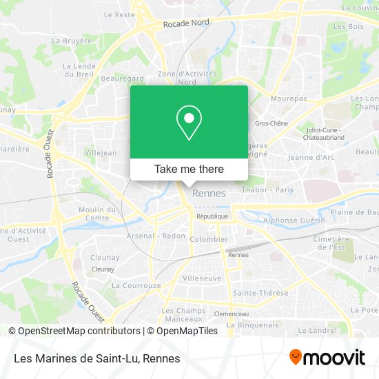 Les Marines de Saint-Lu map