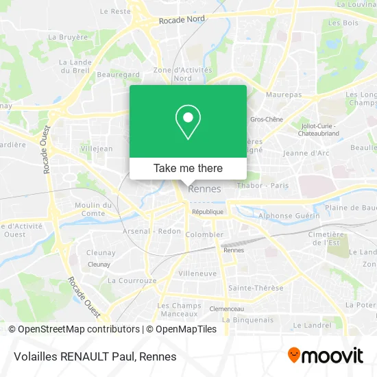 Volailles RENAULT Paul map