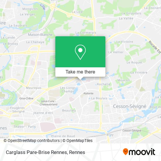 Mapa Carglass Pare-Brise Rennes