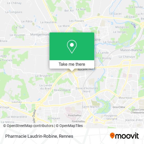 Pharmacie Laudrin-Robine map