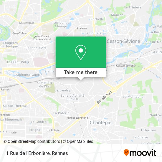 1 Rue de l'Erbonière map