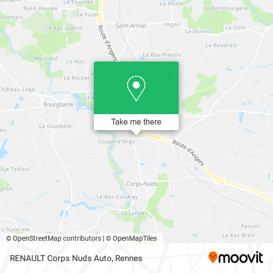 RENAULT Corps Nuds Auto map