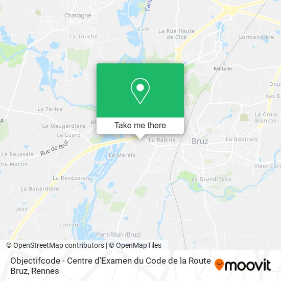 Objectifcode - Centre d'Examen du Code de la Route Bruz map