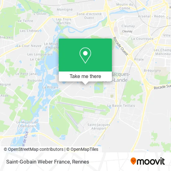 Saint-Gobain Weber France map